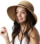 Womens Wide Brim Sun Hat